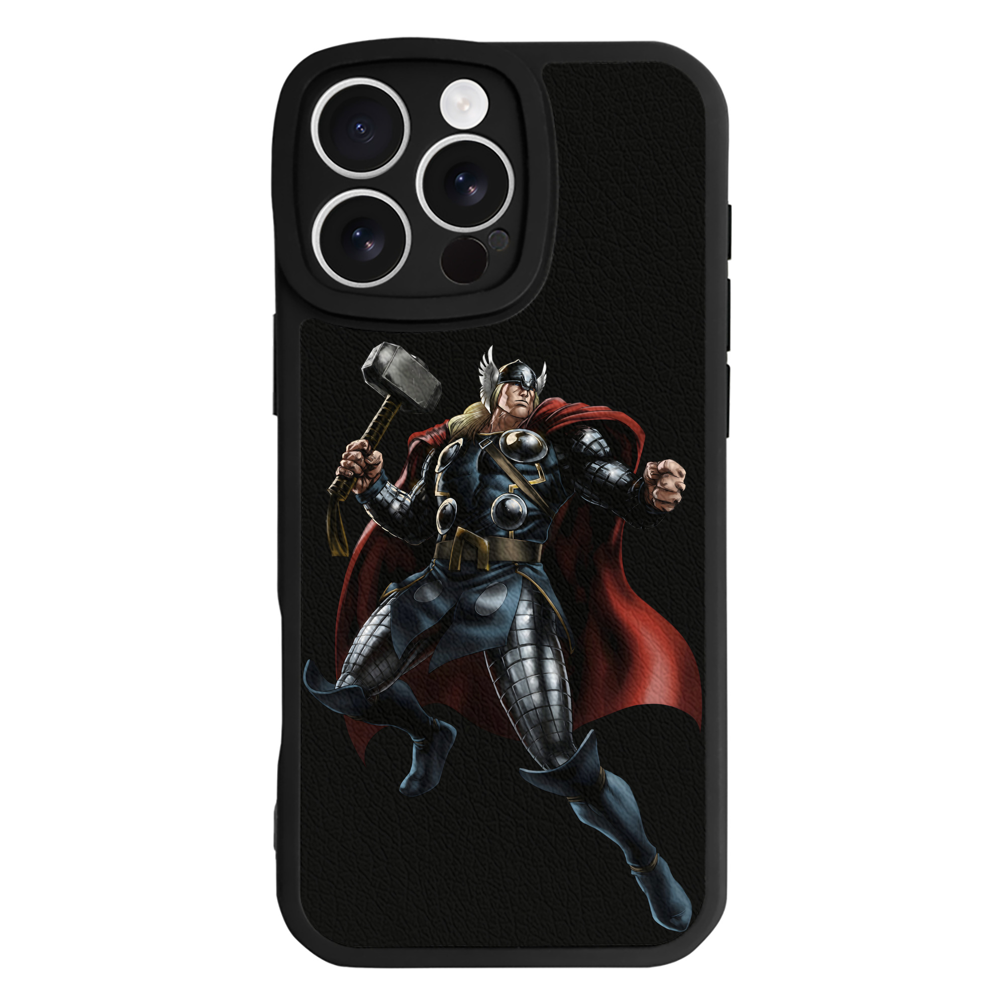 （画像用） アベンジャーズ The Avengers 【iPhone 16シリーズ対応】シリコンスマホケース（レザー調） 材質：シリコン